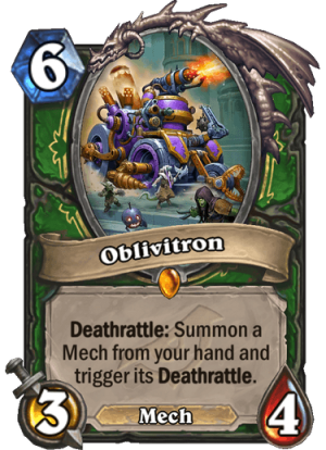 Oblivitron Card